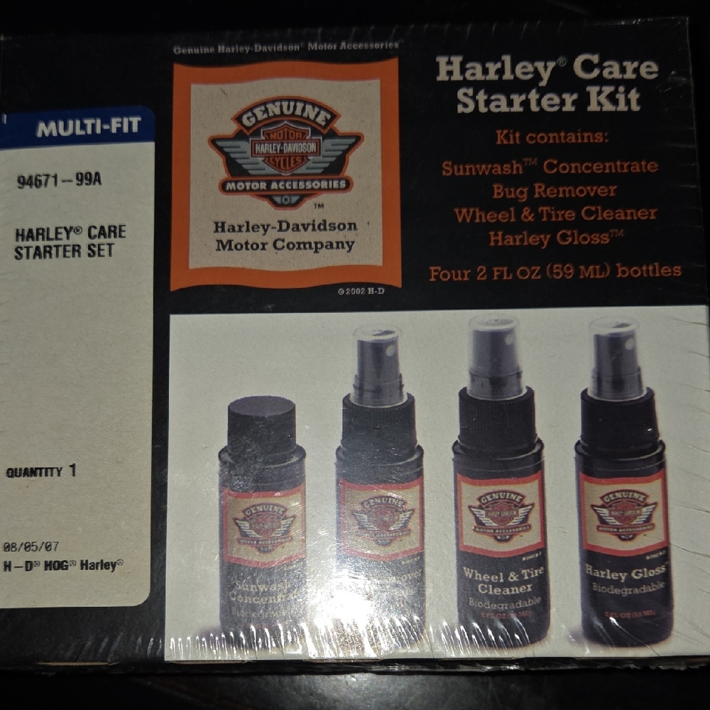 NEW Harley Davidson Harley Care Starter Kit